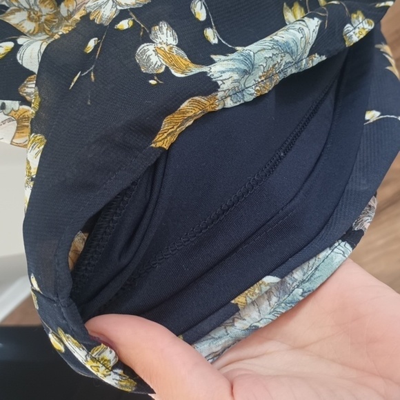 H&M floral tunic / midi dress size 2 in good used condition - Picture 4 of 9